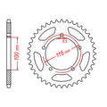 MTX 464 Steel Rear Sprocket #420 (11-121)