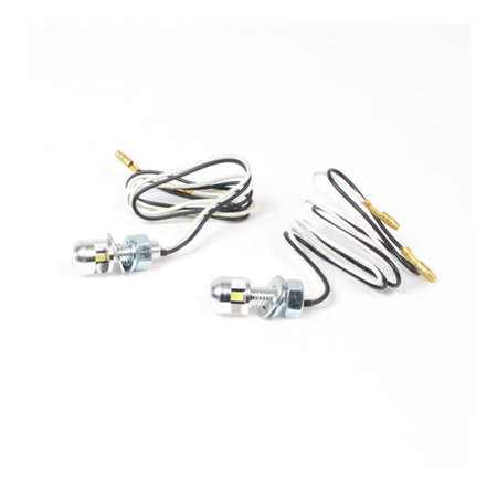 WHITES NUMBER PLATE LED BOLT LIGHT 13.5X12.8 SIL (Pair)