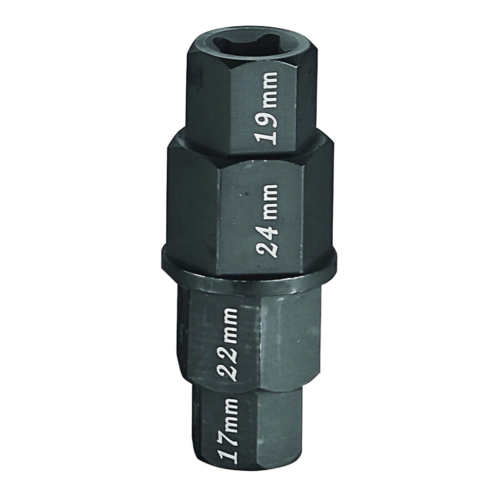 WHITES 4-IN-1 HEX AXLE TOOL 17 19 22 24mm CrMo
