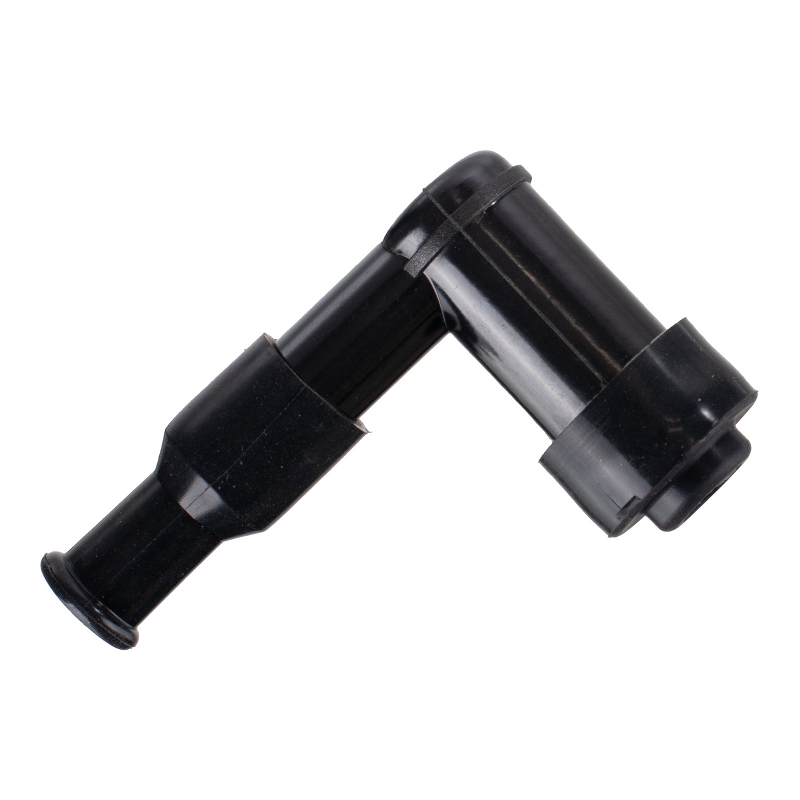 Whites Spark Plug Cap (Replaces LD05F) Right Angle - Black
