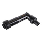 Whites Spark Plug Cap (Replaces XZ05F) Long Right Angle - Black