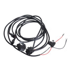 Whites LED Light 60mm Lens - Pair - Osram LED - with harness