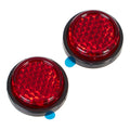 WHITES REFLECTORS - ROUND - 22MM - PAIR
