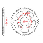 XAM Sprocket Kit Honda CTX200 12/50