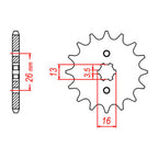 XAM Sprocket Kit Suzuki ATV LT50 11/37