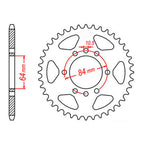 XAM Sprocket Kit Suzuki ATV LT160 11/39