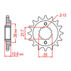 XAM Sprocket Kit Kawasaki KLR650 '06-'21 X-Ring Gold 15/43