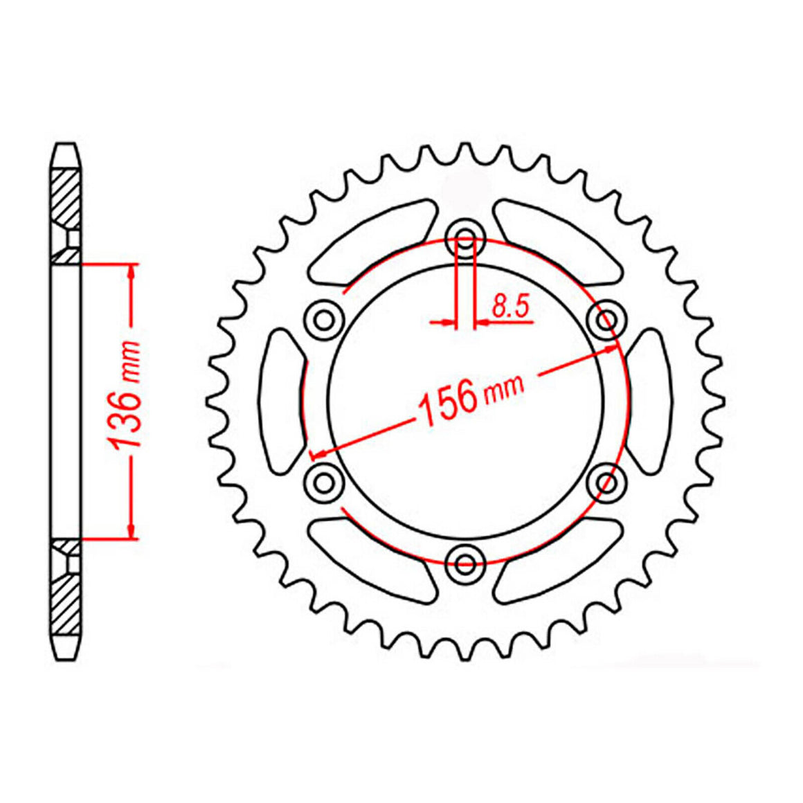 XAM Sprocket Kit Sherco 450/510SH1 NSDCG2 14/49