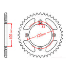 XAM Sprocket Kit Yamaha YZ85 SW 19- 14/46