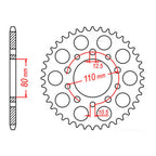 XAM Sprocket Kit Honda CBR1000F (SC21)X-Ring 17/43
