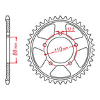 XAM Sprocket Kit Honda CRF1000-1100L Africa Twin '16-'21 - 525AX 16/