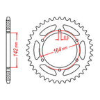 XAM Sprocket Kit HYOSUNG GT650 /GT650R X-Ring 15/44