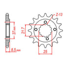 XAM Sprocket Kit Suzuki GS500F&E (16-39) X-Ring Gold