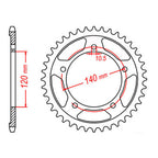 XAM Sprocket Kit Suzuki DL650 V-Strom '04-'06 - 525AX 15/47