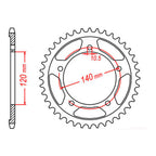 XAM Sprocket Kit Suzuki SV1000S X-Ring 17/40