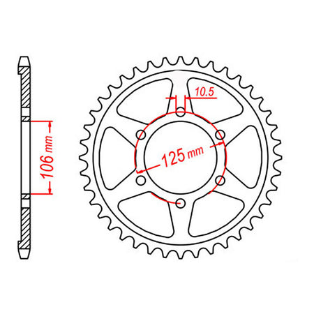 XAM Sprocket Kit Triumph Tiger 800/XC '06-'15 X-Ring Gold 16/50