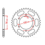 XAM Sprocket Kit Yamaha YZF-R125 O-Ring 14/48