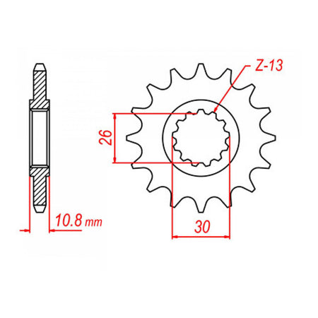 XAM Sprocket Kit Yamaha YZF-R1 '09-'14 X-Ring 17/47