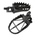 Zeta Wide Chromoly Ultra-Wide Foot Pegs - Kawasaki KX250F / KX450F ('09-)