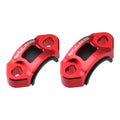 Zeta Rotating Bar Clamp Brake & Clutch Set - Red