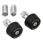 Zeta Bar End Sliders (2 Pack) - Black
