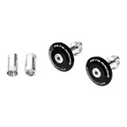 Zeta Bar End Plugs 35mm (2 Pack) - Black