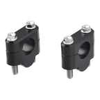 Zeta Handlebar Rise Kit 19mm Height - 22.2mm Bar - Black