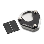 Zeta Side Stand Extender - Black / Silver - Suzuki DR-Z400S / DR-Z400SM ('00-)