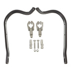 Zeta Armour Handguards Bent for 28.6mm Handlebars - Black