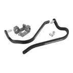 Zeta Armour Handguards Bent for 28.6mm Handlebars with U-Clamp - Black