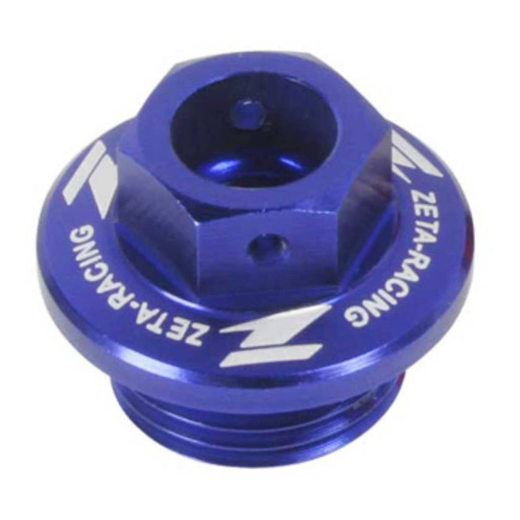 Zeta Oil Filler Plug - Honda CR / CRF, Yamaha YZ / YZF / WRF, Kawasaki KLX - Blu