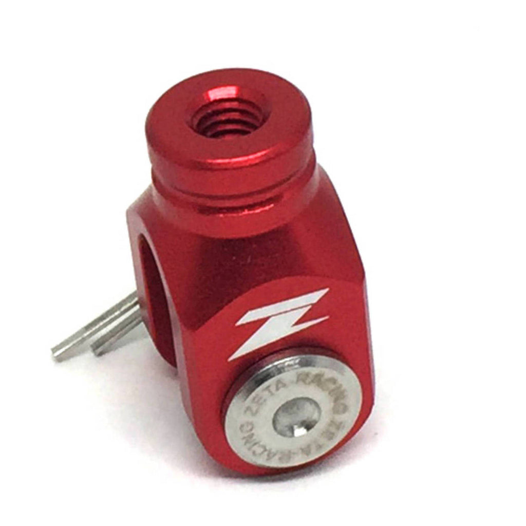 Zeta Rear Brake Clevis - Yamaha YZ / YZF, Suzuki RM-Z450 ('05-'17) - Red