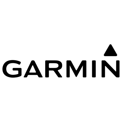 Garmin logo on a white background