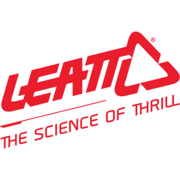 Leatt logo with red text and white background