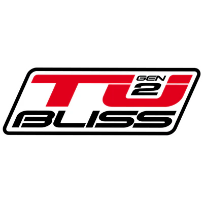 Logo with 'TU Gen 2 Bliss' text on a white background